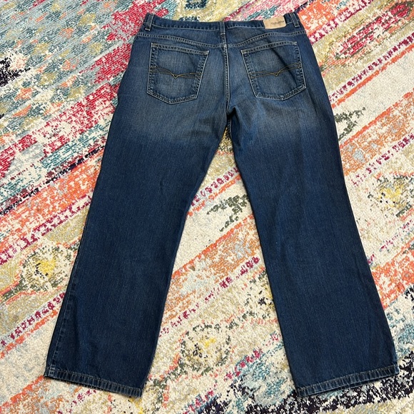 Men’s Anchor Blue Vintage Loose Jeans - Picture 2 of 9